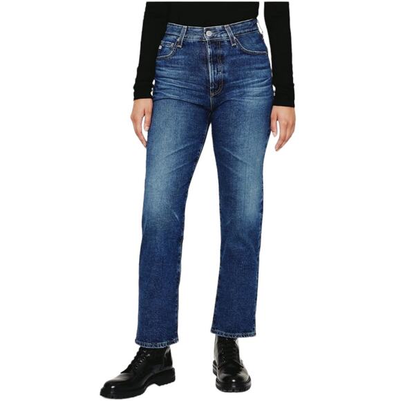 NWOT AG Los Angeles Alexxis Straight High-Rise Vintage Fit Jeans Size 28 - Picture 2 of 10